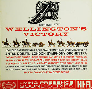BEETHOVEN | WELLINGTONS VICTORY / LEONORA OVERTURE / PROMETHEUS OVERTURE - LSO DORATI