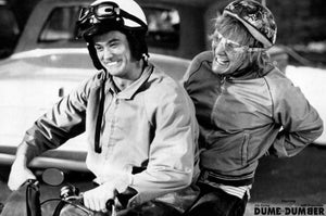 DUMB AND DUMBER B&w POSTER 707