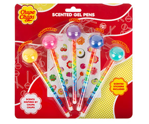 CHUPA CHUPS SCENTED GEL PENS 5PK