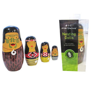 NZ NESTING DOLL MAORI WHANAU