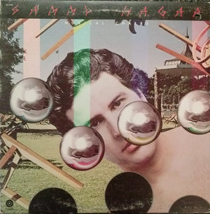 SAMMY HAGAR | MUSICAL CHAIRS - WRITING ON COVER