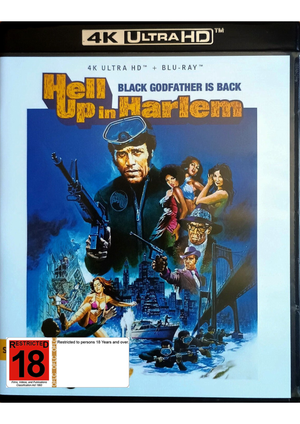 MOVIE BLUACT | HELL UP IN HARLEM (4KUHD/BLU-RAY) (REGION A)