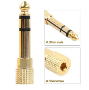 MINI JACK HEADPHONE ADAPTOR 3.5mm MINI JACK TO 6.3mm JACK ADAPTOR