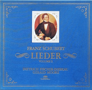 SCHUBERT | SCHUBERT LIEDER RECITAL VOL 2 - FISCHER-DIESKAU MOORE - 12LP
