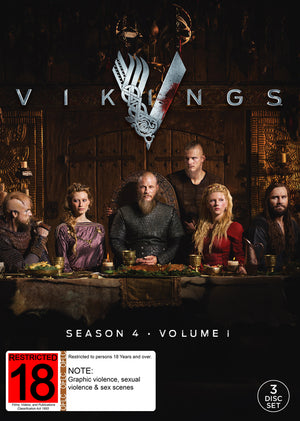 VIKINGS | VIKINGS SEASON 4 PART 1 (3DVD SET)