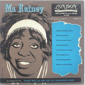 MA RAINEY | FIRST OF THE GREAT BLUES SINGERS VOL 1 - 10 INCH