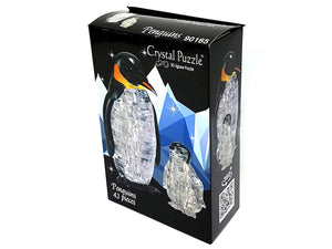 3D PENGUIN AND BABY CRYSTAL PUZZLE