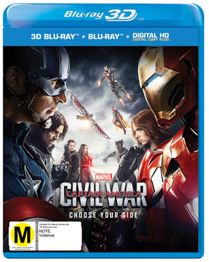 MOVIE ACT | CAPTAIN AMERICA CIVIL WAR (2BLURAY)