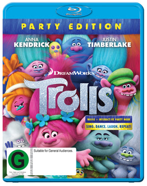 MOVIE BLUFAM | TROLLS (BLU - RAY)