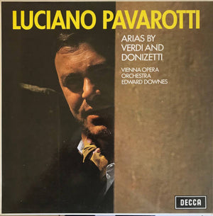LUCIANO PAVAROTTI | ARIAS BY VERDI AND DONIZETTI - VIENNA OPERA ORCH DOWNES - WHITE LABEL PROMO