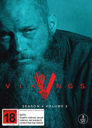 VIKINGS | VIKINGS SEASON 4 PART 2 (3DVD SET)