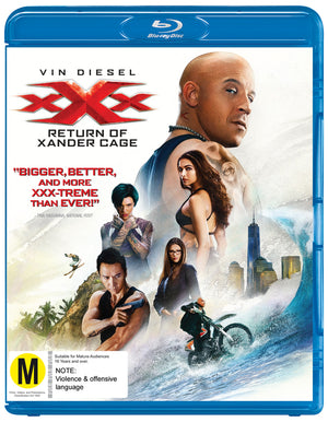MOVIE BLUACT | XXX RETURN OF XANDER CAGE (BLURAY)