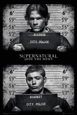 SUPERNATURAL MUGSHOTS POSTER 208