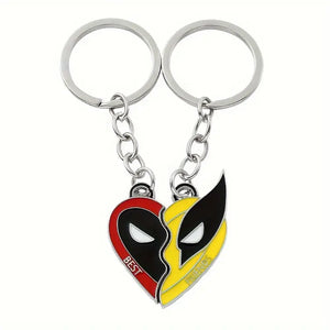 DEADPOOL WOLVERINE BEST FRIENDS KEYRINGS 2 PACK