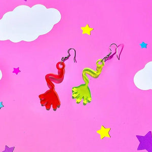 JELLY SLAP HAND EARRINGS