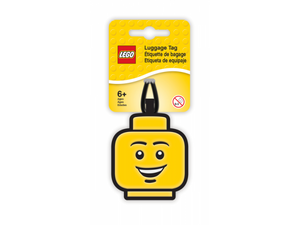 LEGO BOY FACE BAG TAG
