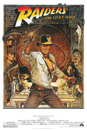 INDIANA JONES RAIDERS LOST ARK RETRO MOVIE POSTER 245