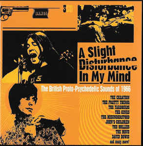 VARIOUS | SLIGHT DISTURBANCE IN MY MIND - THE BRITISH PROTO - PSYCHEDELIC SOUNDS OF 1966 (3CD SET)