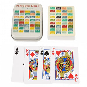 PERIODIC TABLE CARDS IN A TIN