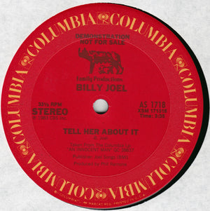 BILLY JOEL | TELL HER ABOUT IT 12 - US PROMO - GENERIC SLEEVE