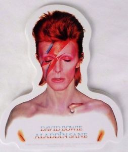 DAVID BOWIE ALADDIN SANE STICKER