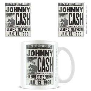 JOHNNY CASH FOLSOM STATE PRISON MUG