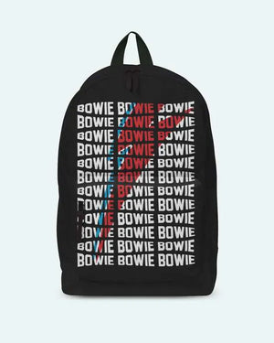 DAVID BOWIE LIGHTNING LOGO BACKPACK