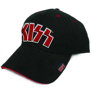 KISS RED LOGO BASEBALL CAP
