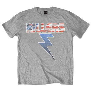 KILLERS LIGHTNING BOLT GREY TEE