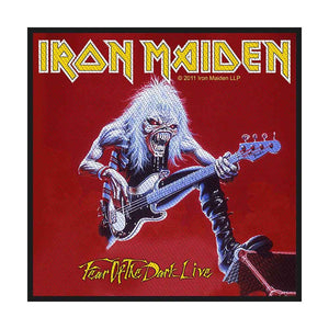 IRON MAIDEN STANDARD PATCH: FEAR OF THE DARK LIVE (RETAIL PACK)