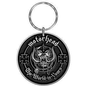 MOTORHEAD KEY CHAIN THE WORLD IS YOURS