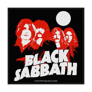 BLACK SABBATH PATCH RED PORTRAIT