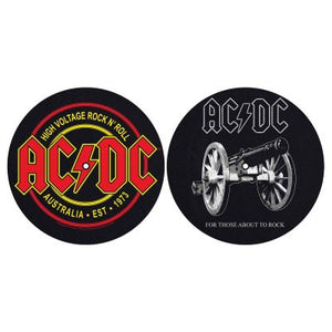AC/DC SLIPMAT 2 PACK FOR THOSE ABOUT TO ROCK/HIGH VOLTAGE