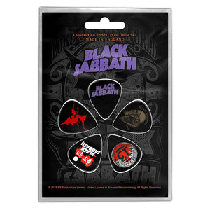 BLACK SABBATH GUITAR PICKS PLECTRUM 5 PACK