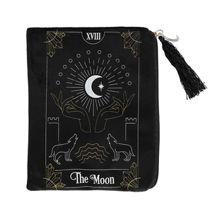MOON TAROT CARD ZIPPERED BAG PURSE