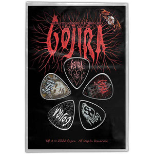 GOJIRA GUITAR PICKS PLECTRUM 5 PACK