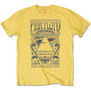 PINK FLOYD YELLOW CARNEGIE RETRO TEE