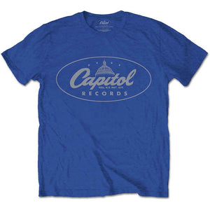 CAPITOL RECORDS LOGO BLUE TEE