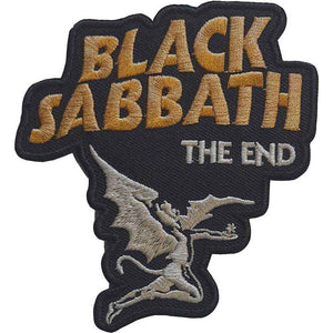 BLACK SABBATH PATCH GOLD THE END DEMON