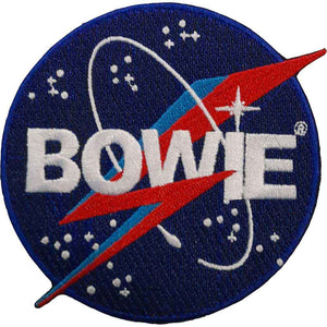 BOWIE NASA LOGO PATCH STAR MAN