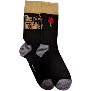 GODFATHER GOLD ROSE SOCKS UK Size 7-11 (Euro 41-45)