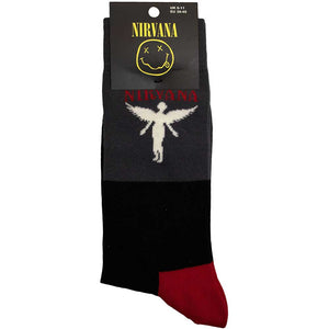 NIRVANA IN UTERO SOCKS UK Size 6-11 (Euro 40-45)