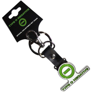 TYPE O NEGATIVE NEGATIVE EMBLEM KEYRING METAL