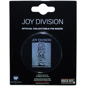JOY DIVISION UNKNOWN PLEASURES BADGE