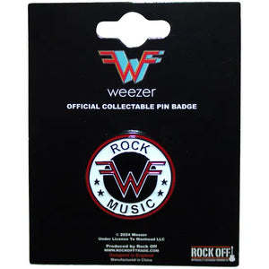 WEEZER ENAMEL BADGE