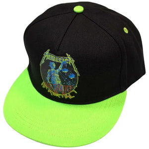 METALLICA JUSTICE FOR ALL GREEN BASEBALL CAP