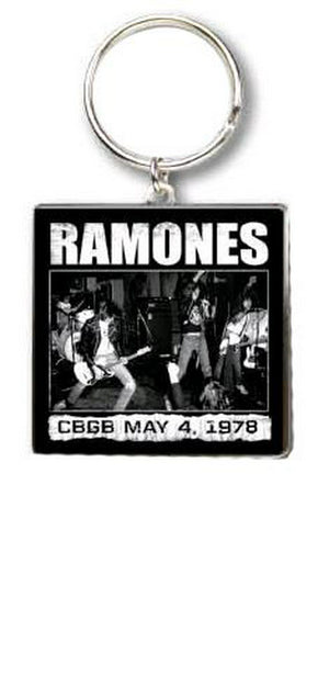 RAMONES SQUARE KEY CHAIN