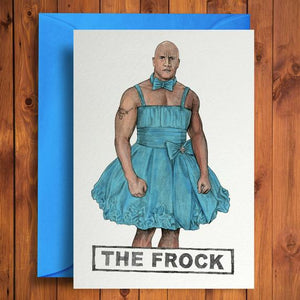 THE FROCK GREETING CARD