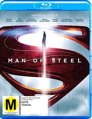 MOVIE BLUACT | MAN OF STEEL (BLU - RAY)