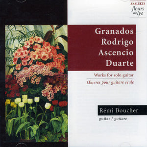 REMI BOUCHER | OEUVRES POUR GUITARE SEULE